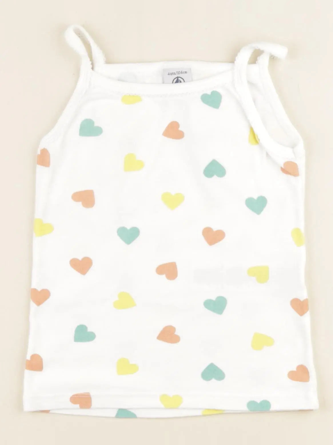 Petit Bateau - maillot de corps blanc - 4 ans
