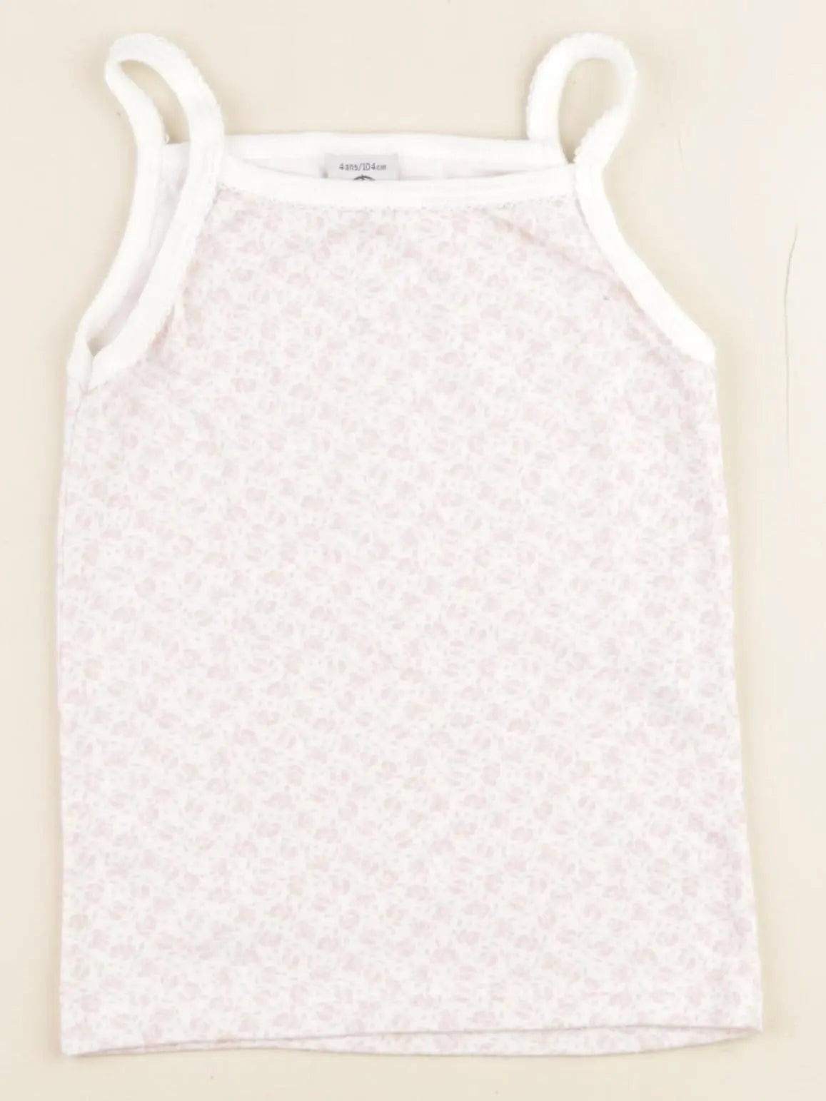 Petit Bateau - maillot de corps rose - 4 ans