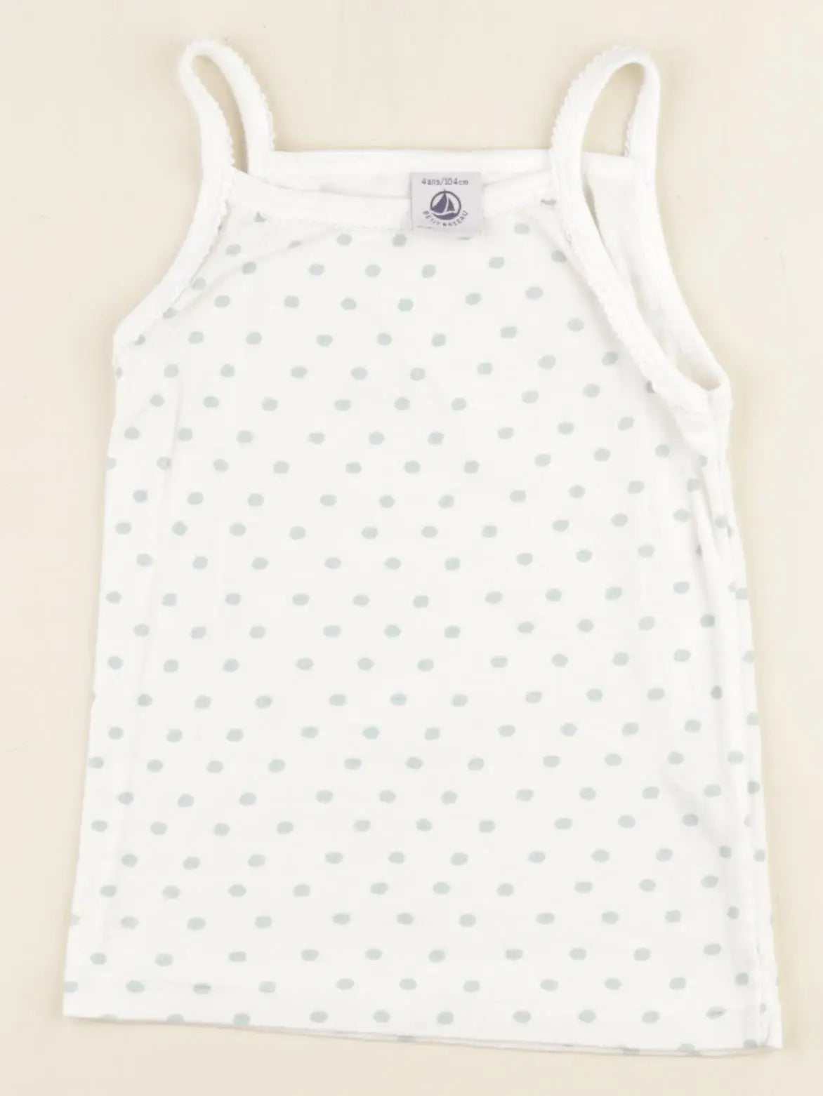 Petit Bateau - maillot de corps blanc - 4 ans