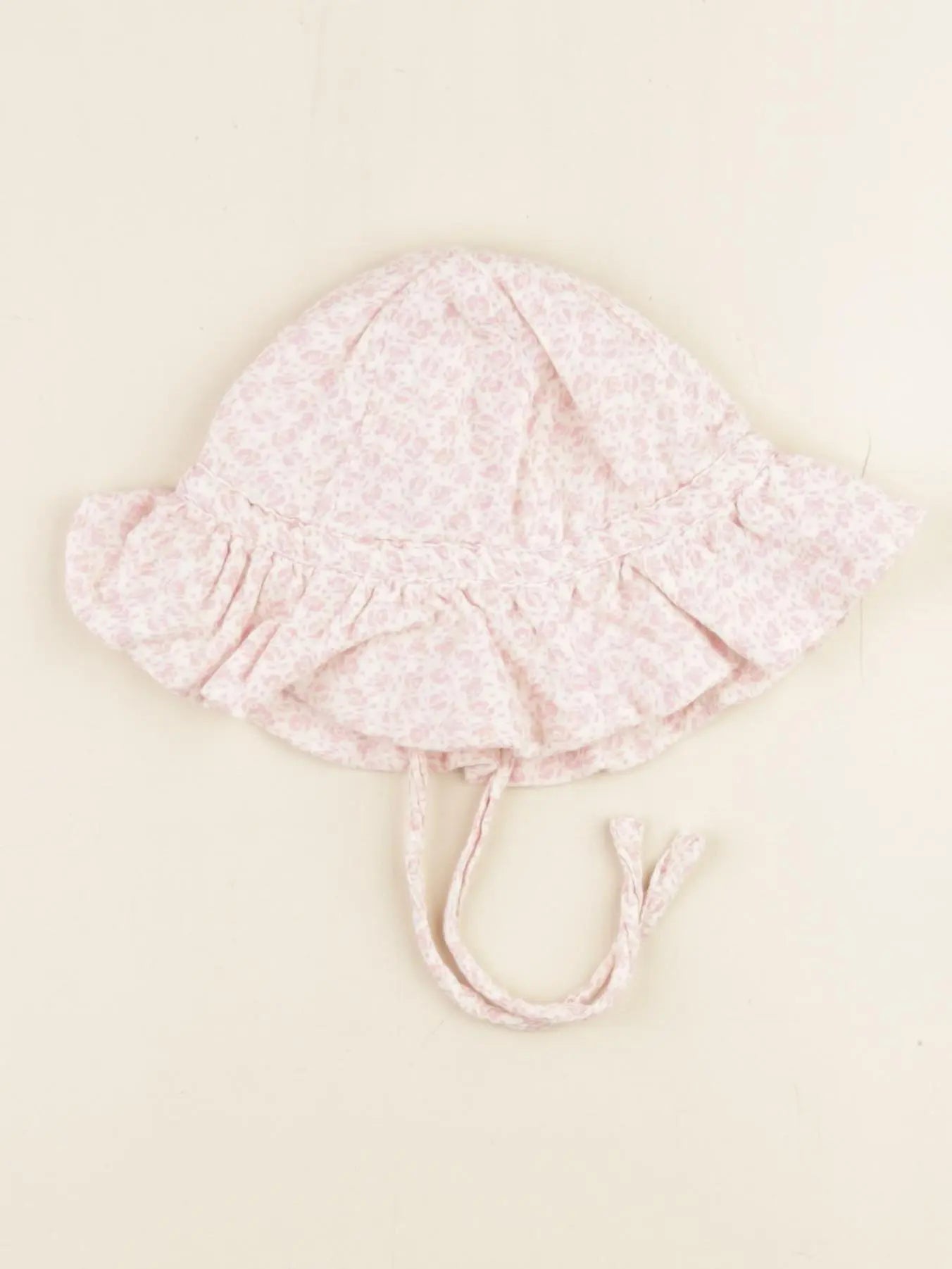 Petit Bateau - chapeau rose - 6/18 mois