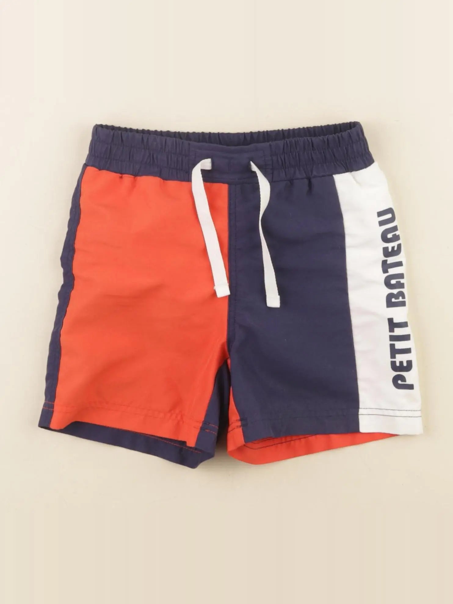 Petit Bateau - maillot de bain bleu, rouge - 3 ans