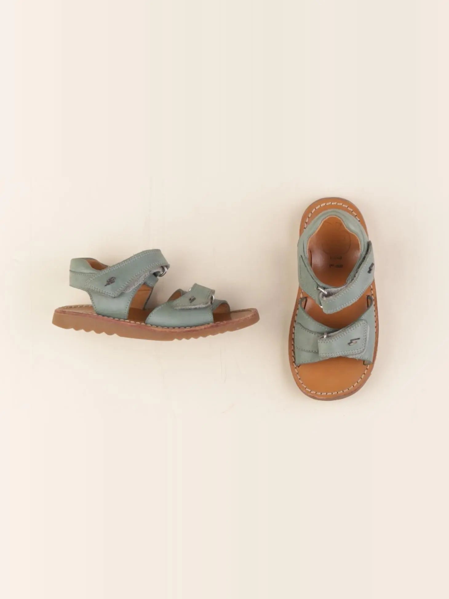 Pom d'Api - sandales vert - pointure 25