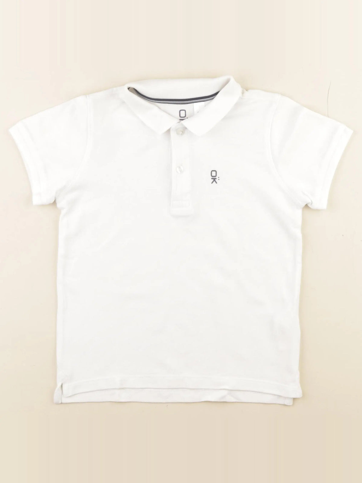 Okaidi - polo blanc - 6 ans