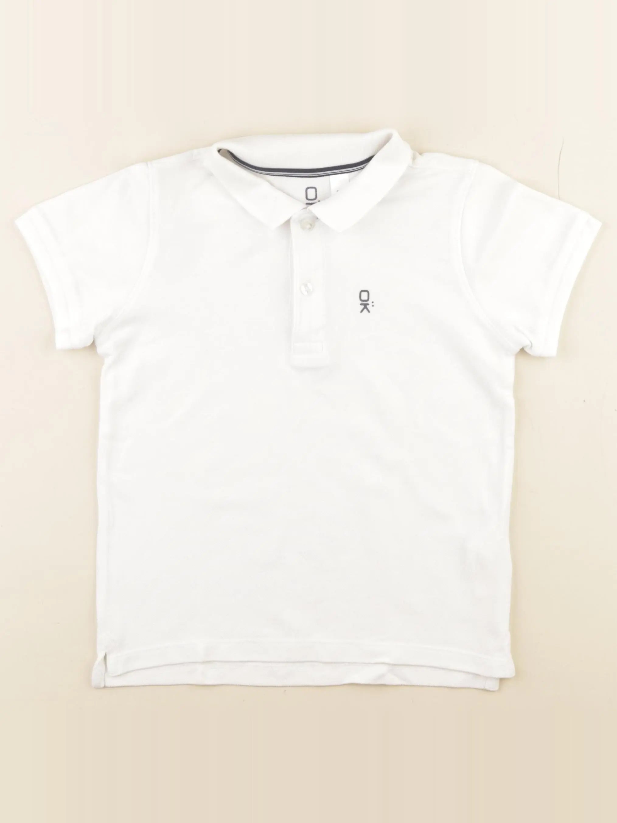 Okaidi - polo blanc - 6 ans
