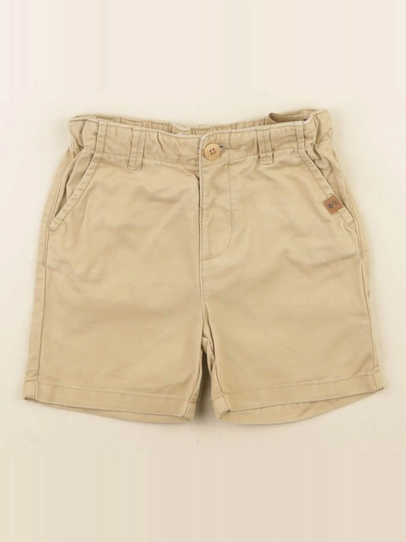 Zara - short beige - 12/18 mois