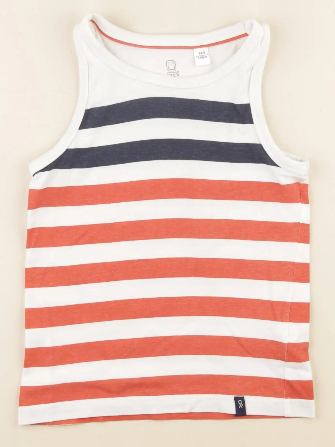 Okaidi - débardeur bleu, rouge - 5 ans