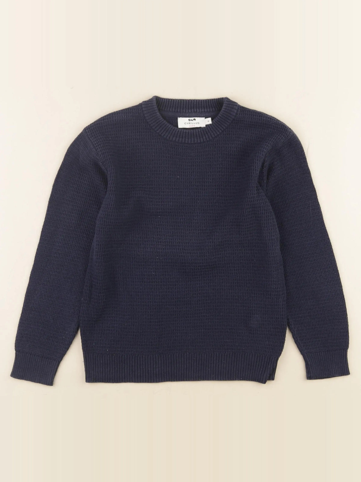 Cyrillus - pull bleu - 6 ans