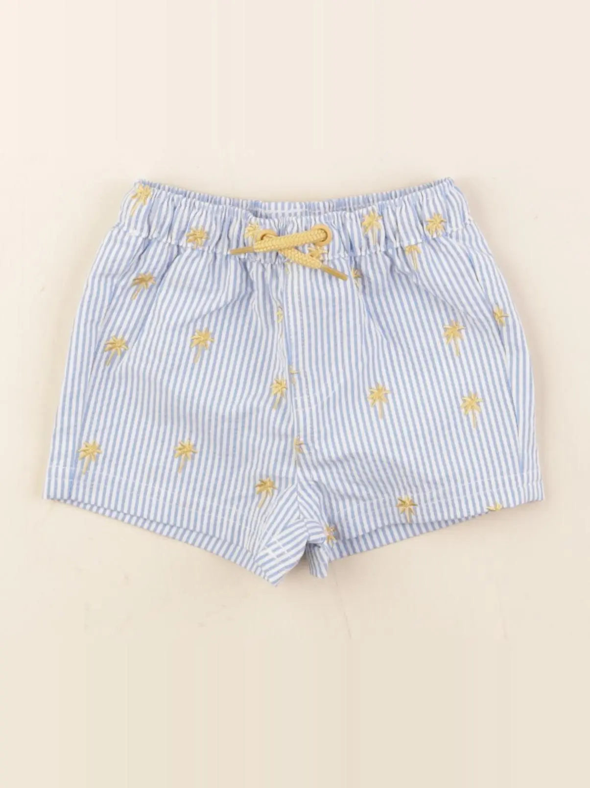 Vertbaudet - maillot de bain bleu, blanc - 3 mois