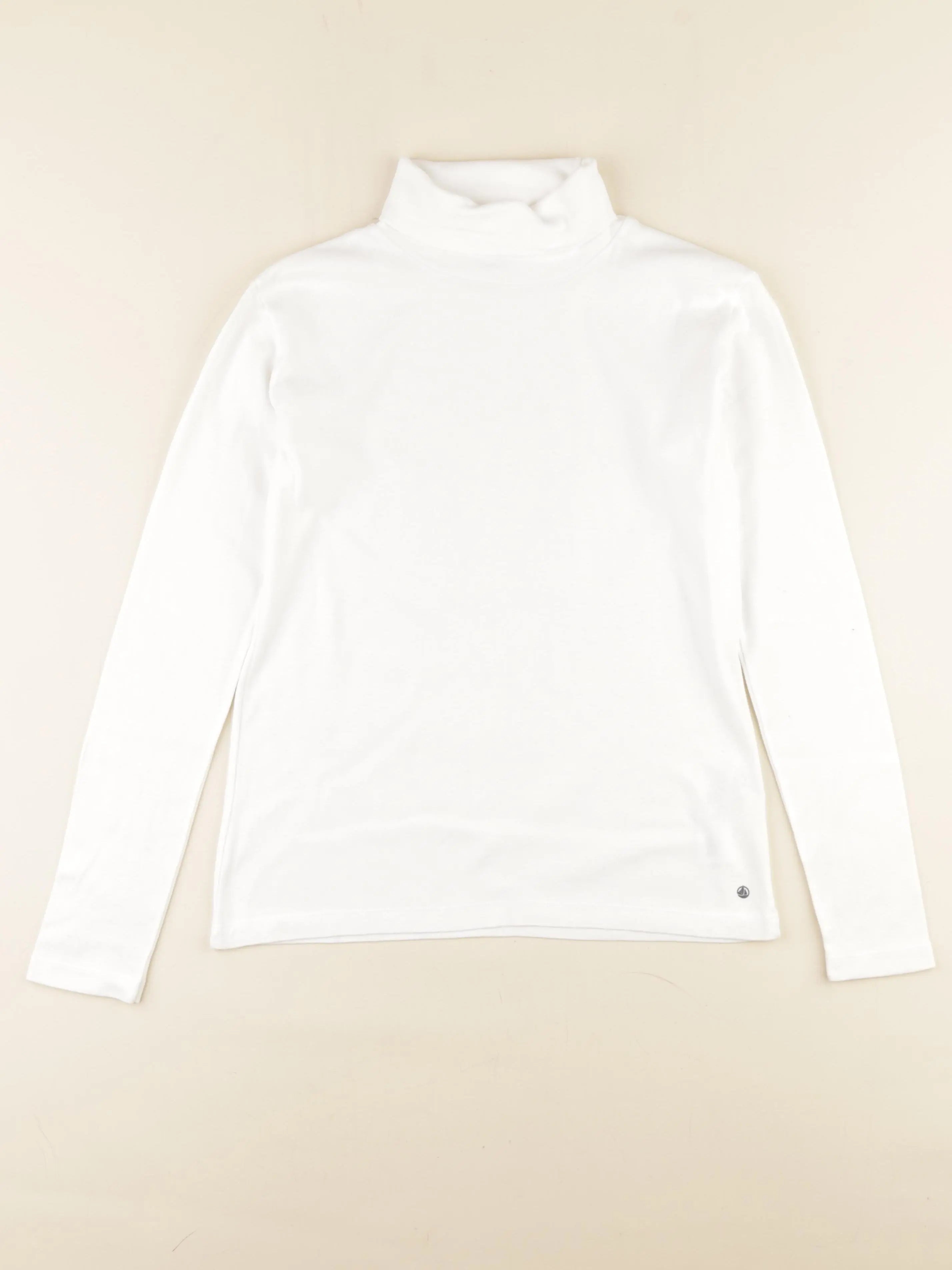 Petit Bateau - sous-pull blanc - 12 ans