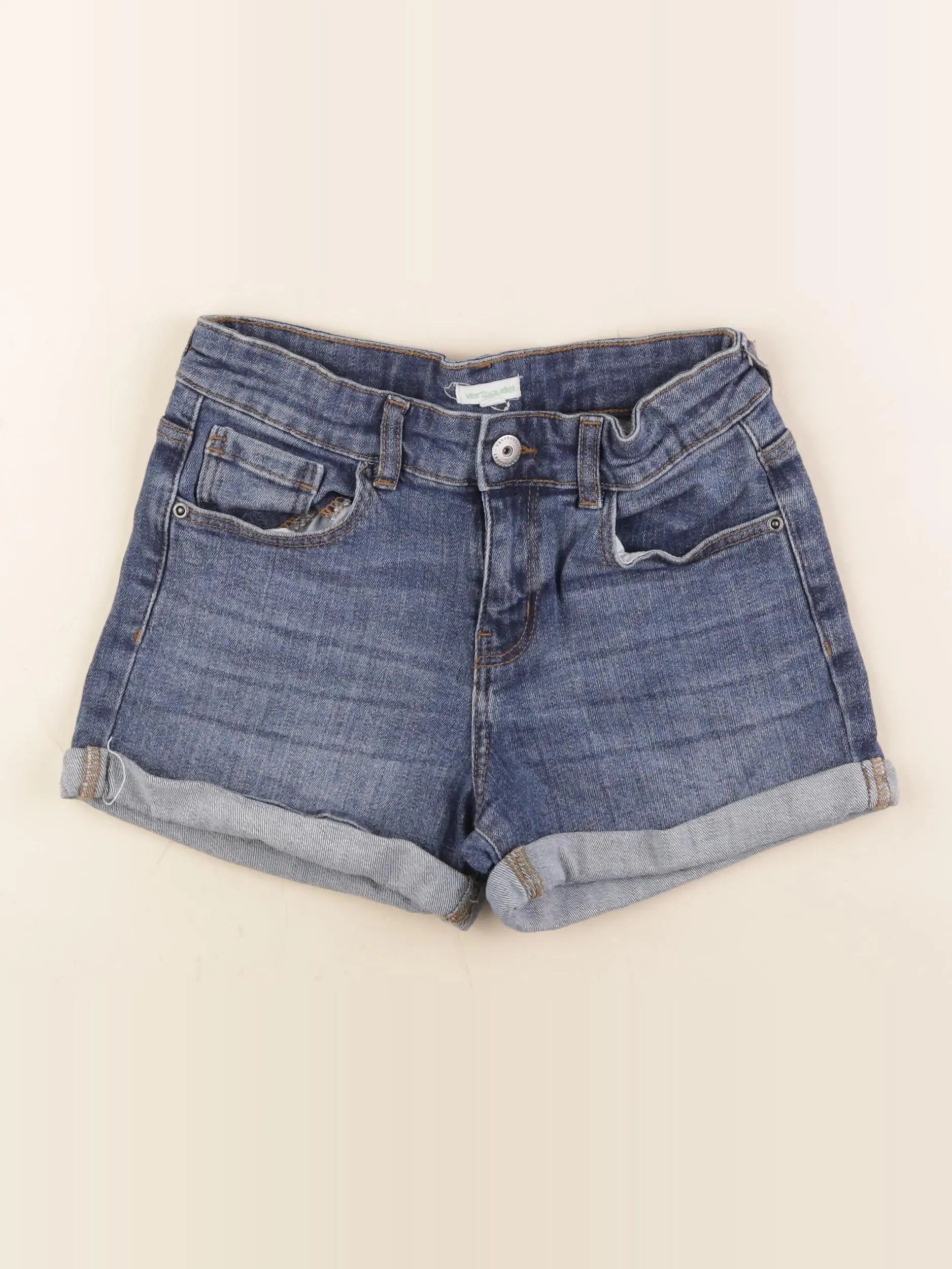 Vertbaudet - short bleu - 10 ans