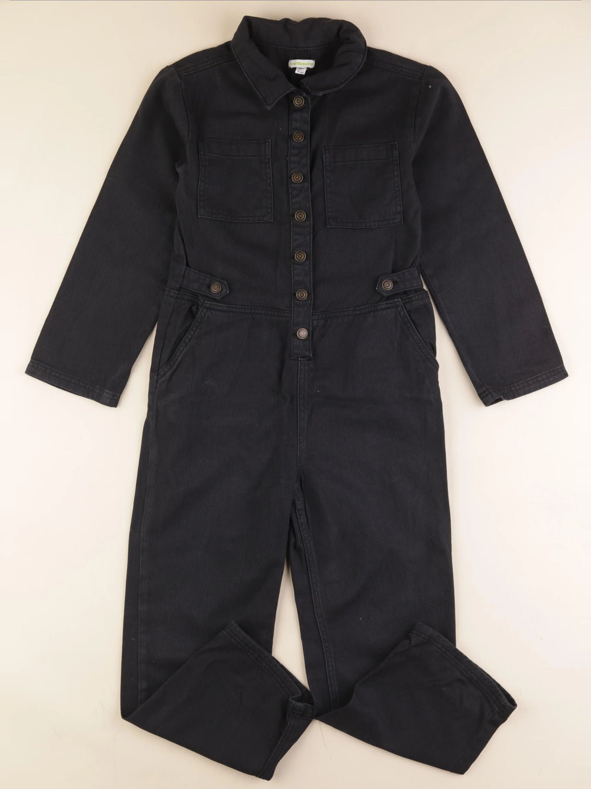 Vertbaudet - combinaison noir - 10 ans