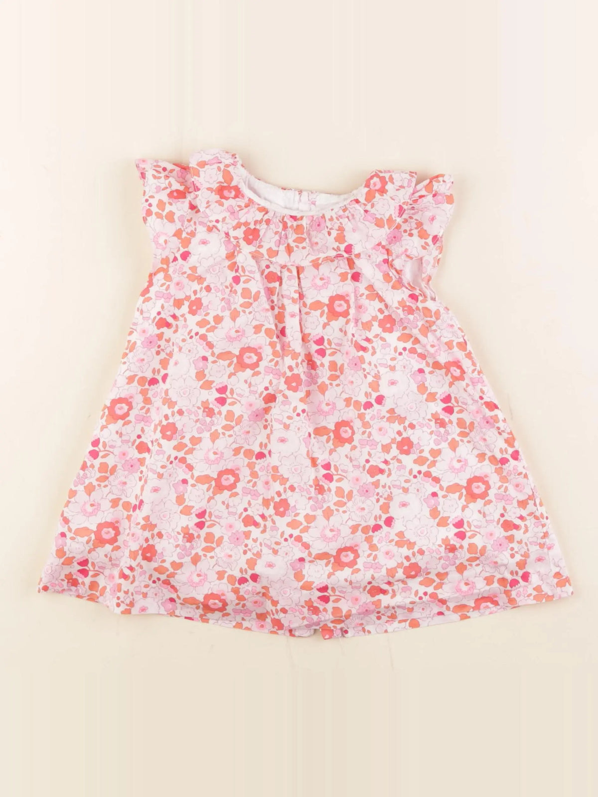 Jacadi - robe liberty rose - 12 mois