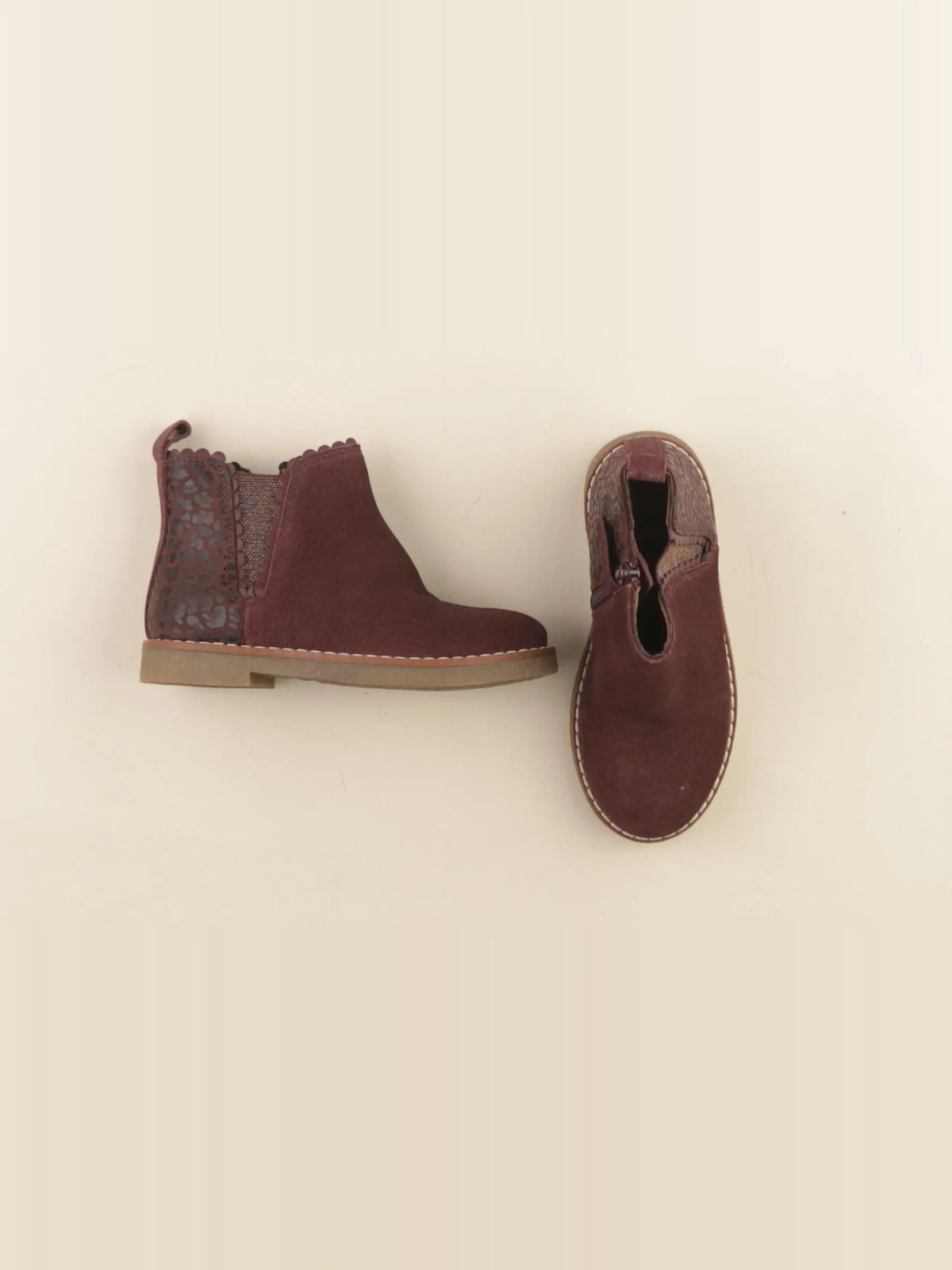 Vertbaudet - boots rouge - pointure 26