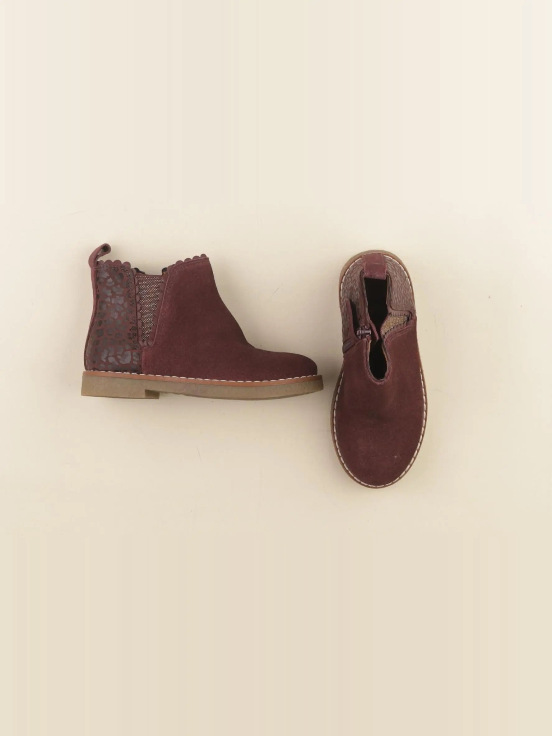 Vertbaudet - boots rouge - pointure 26