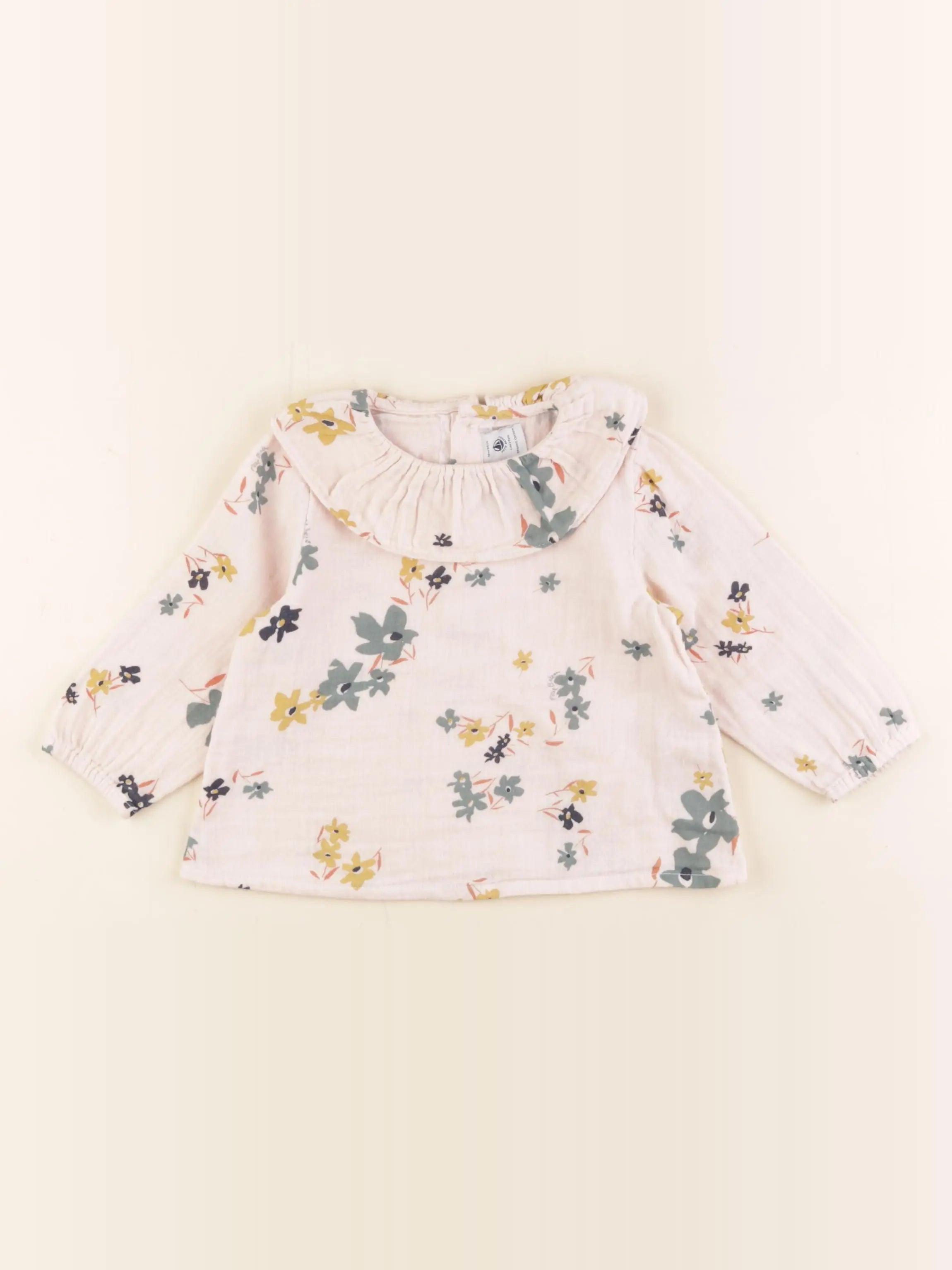 Petit Bateau - blouse multicolore - 18 mois