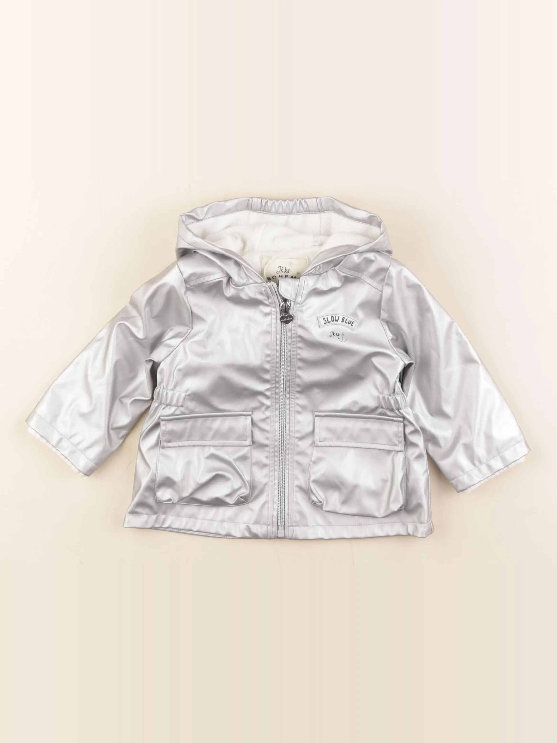 IKKS - imperméable argent - 12 mois