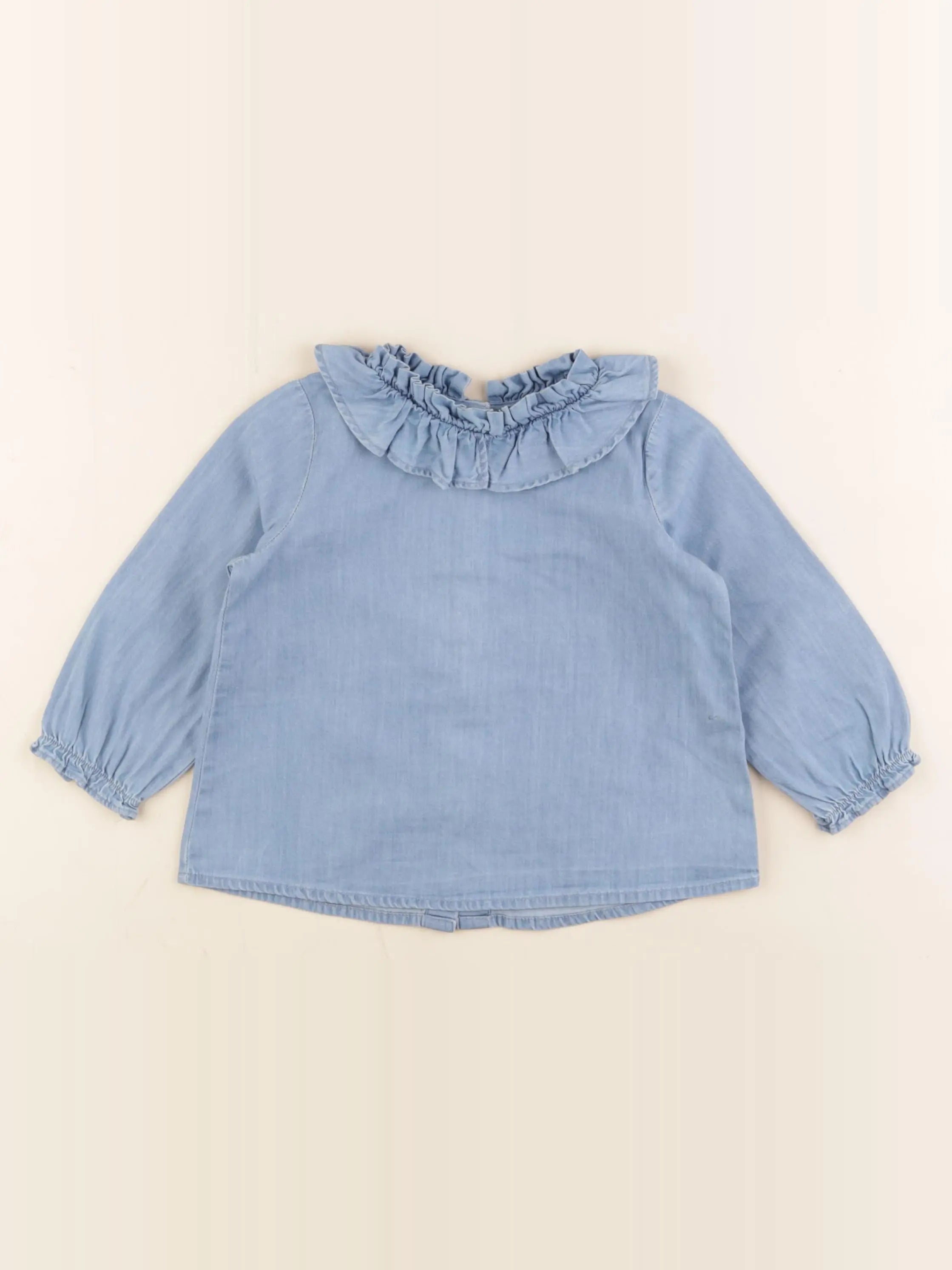 Buissonnière - blouse bleu - 18 mois