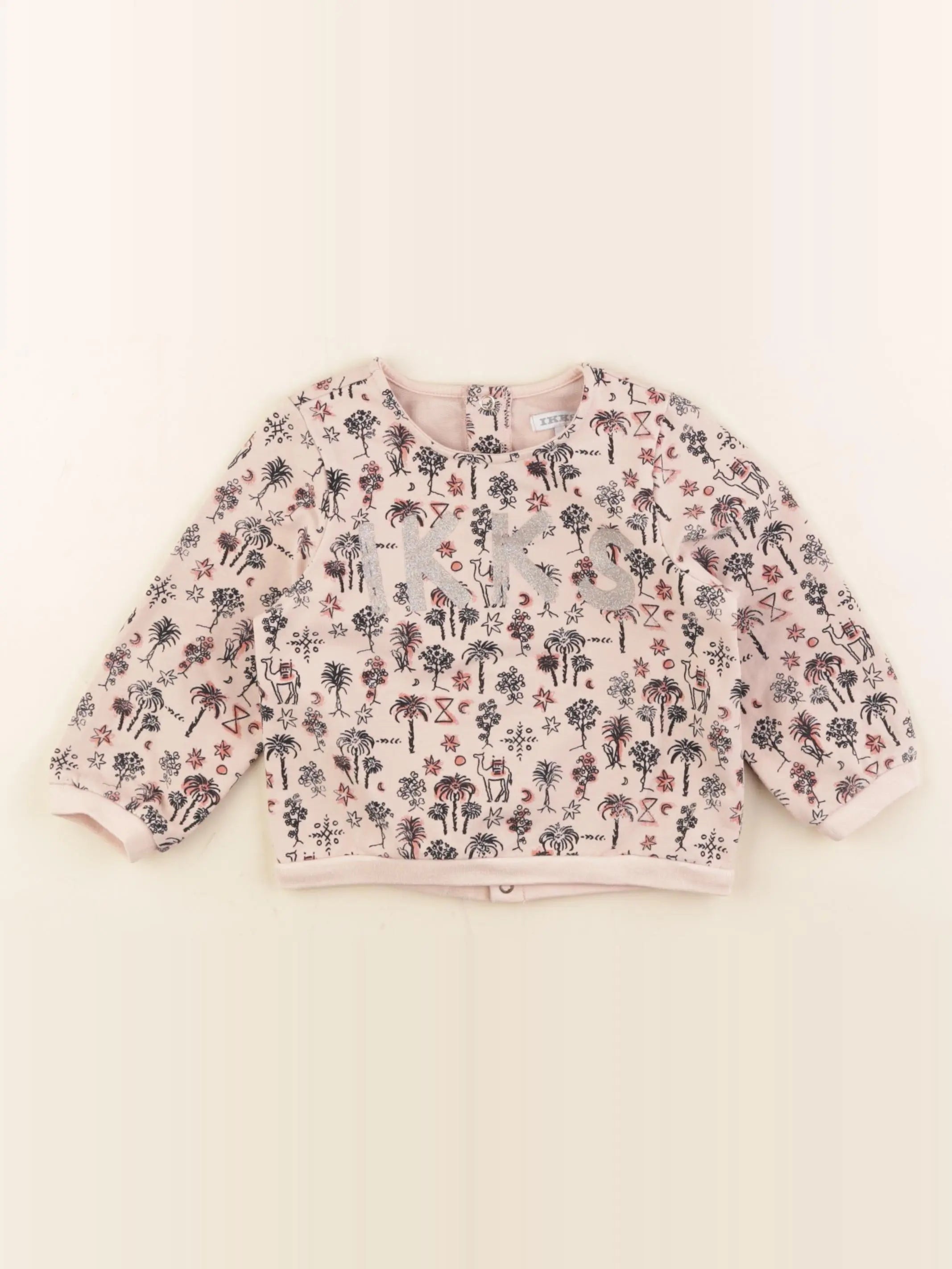 IKKS - sweat rose - 18 mois