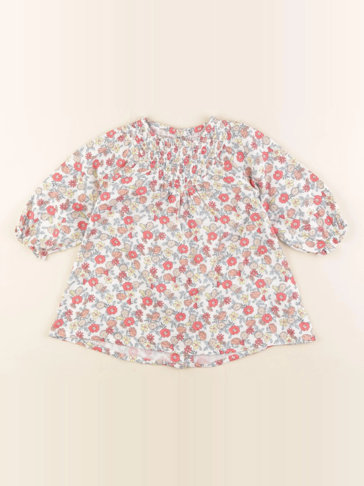 Vertbaudet - robe multicolore - 18 mois