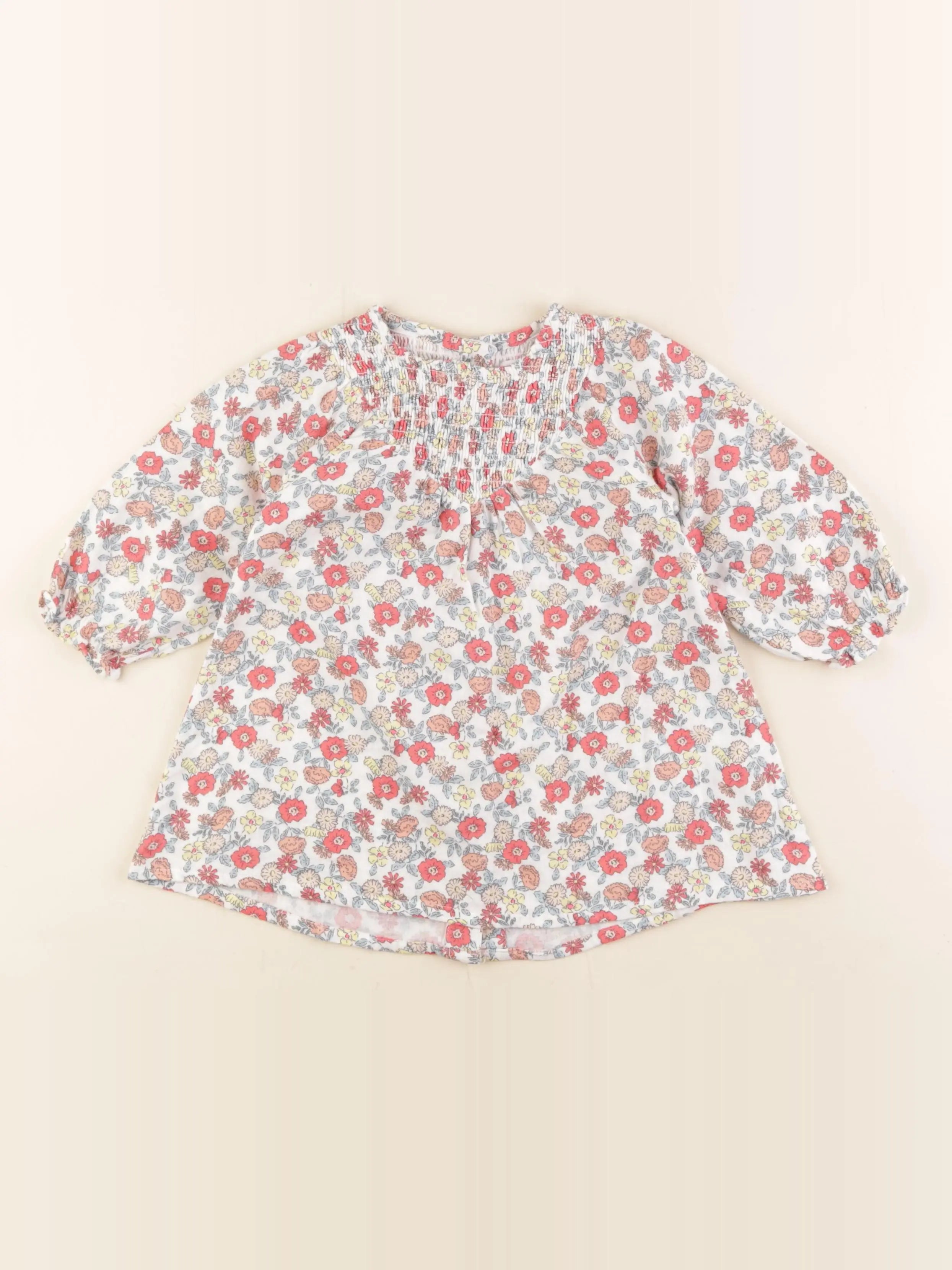 Vertbaudet - robe multicolore - 18 mois