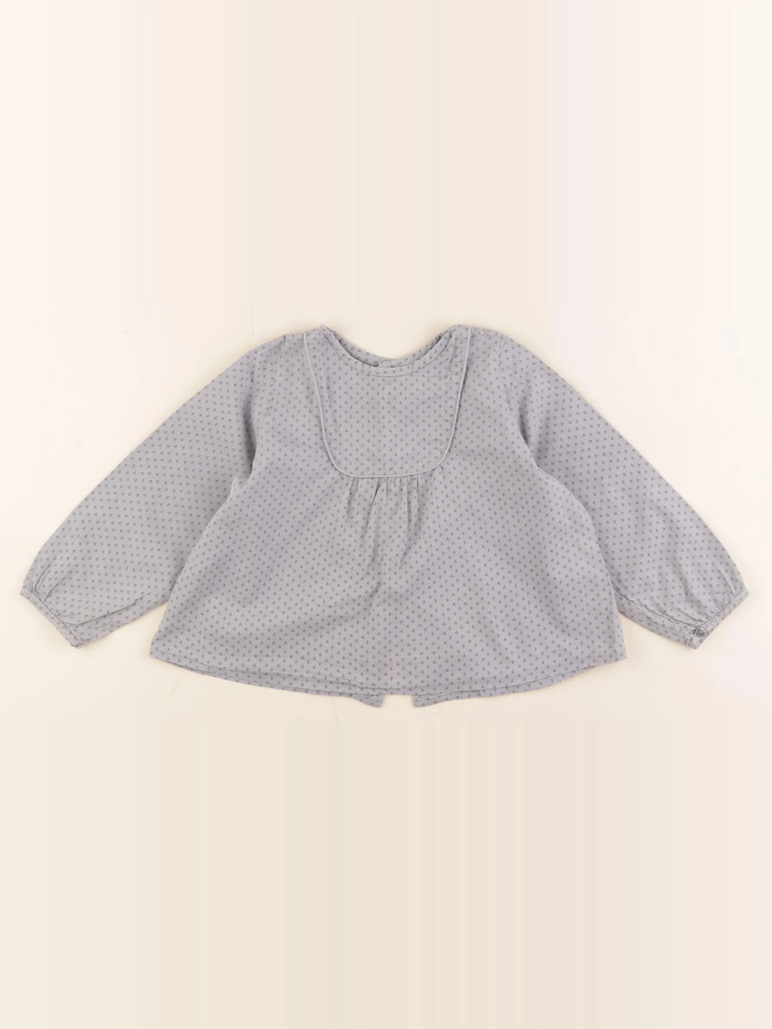 Bonpoint - blouse gris - 2 ans