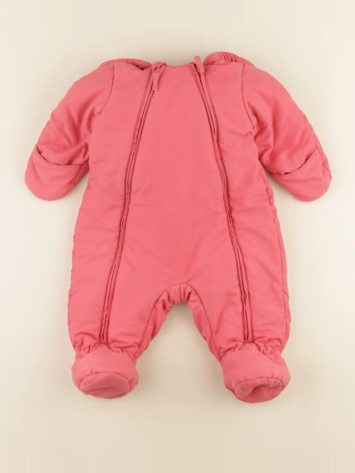Petit Bateau - combi-pilote rose - 6 mois