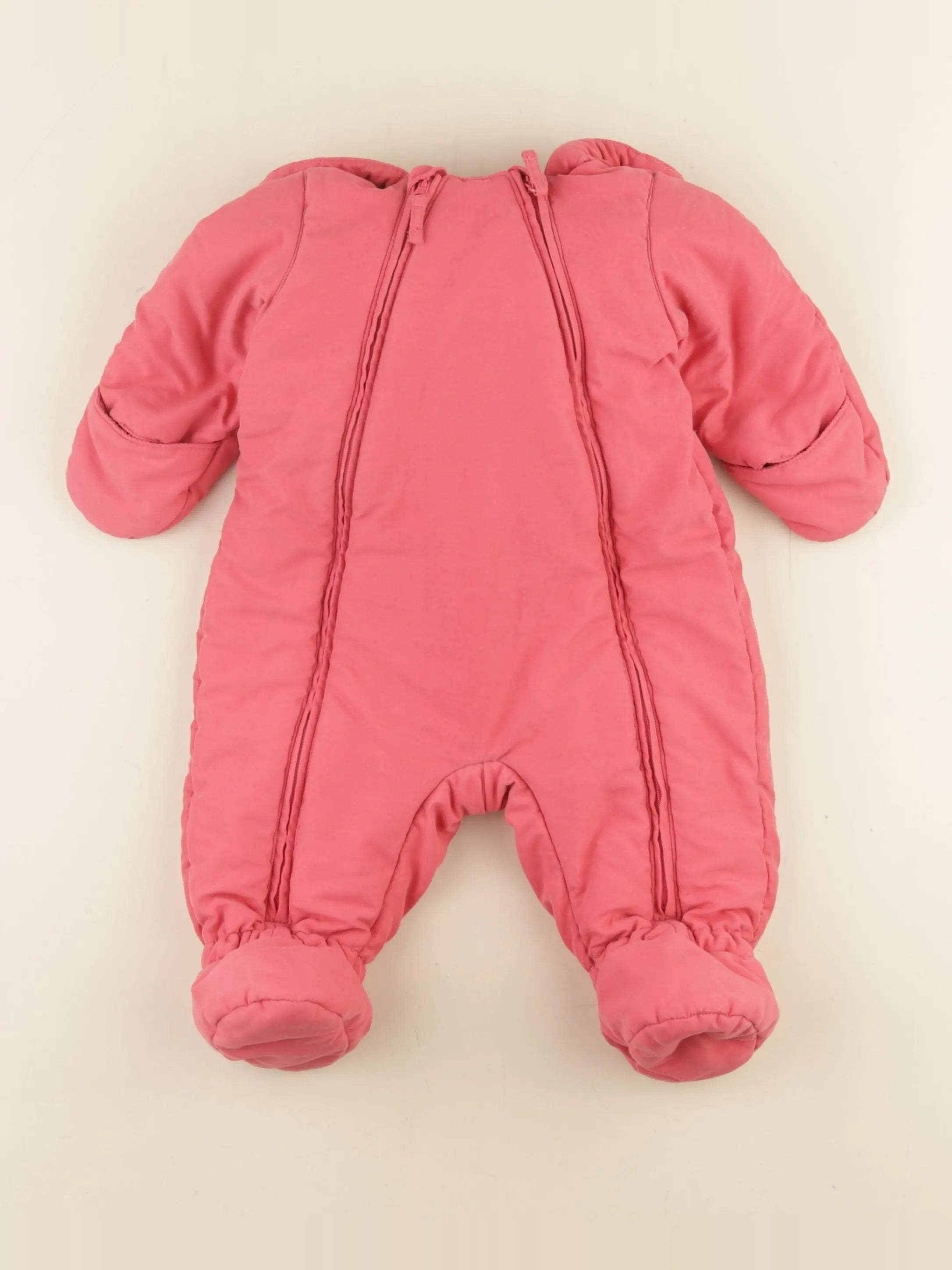 Petit Bateau - combi-pilote rose - 6 mois
