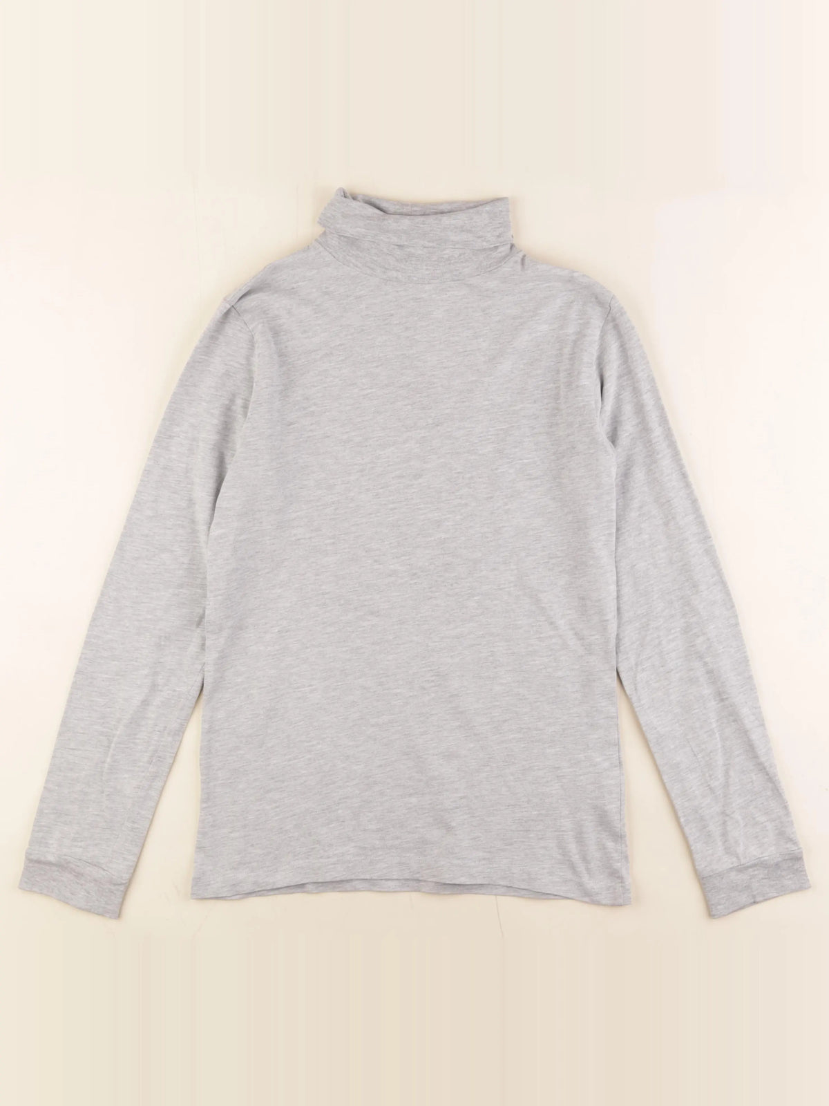 Monoprix - sous-pull gris - 14 ans