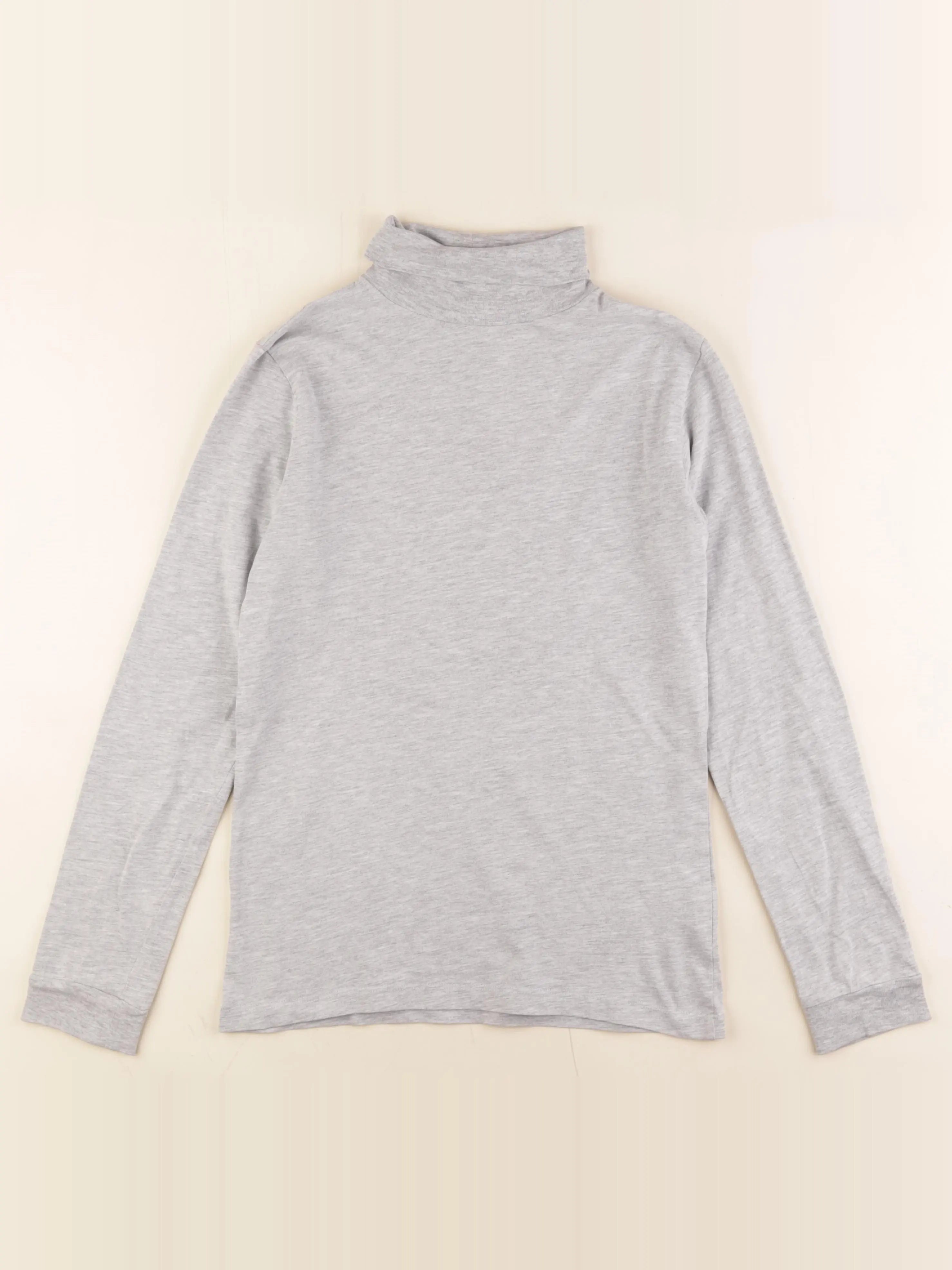 Monoprix - sous-pull gris - 14 ans