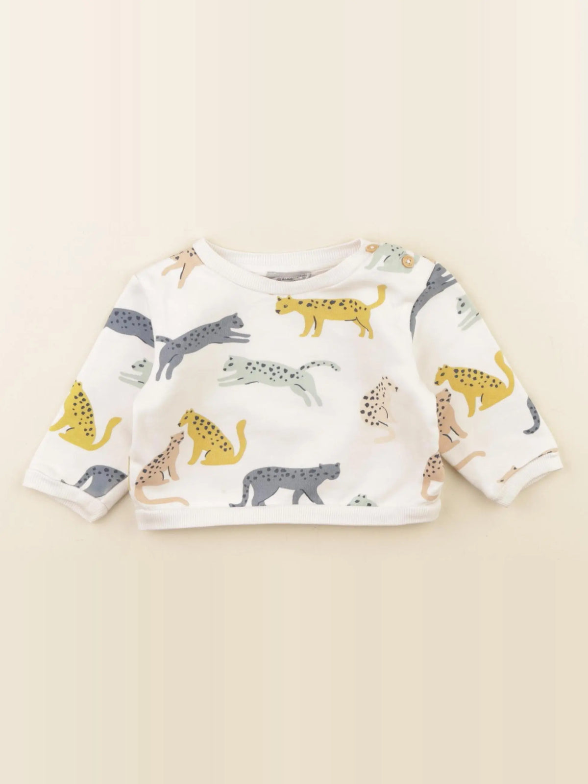 Boutchou - sweat beige - 6 mois