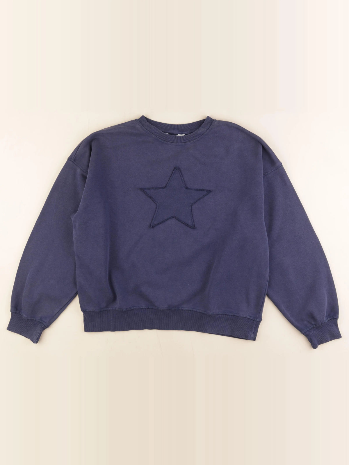 H&M - sweat bleu - 12/14 ans