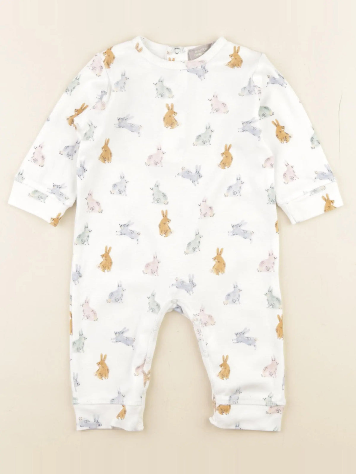 Boutchou - pyjama coton beige - 9 mois