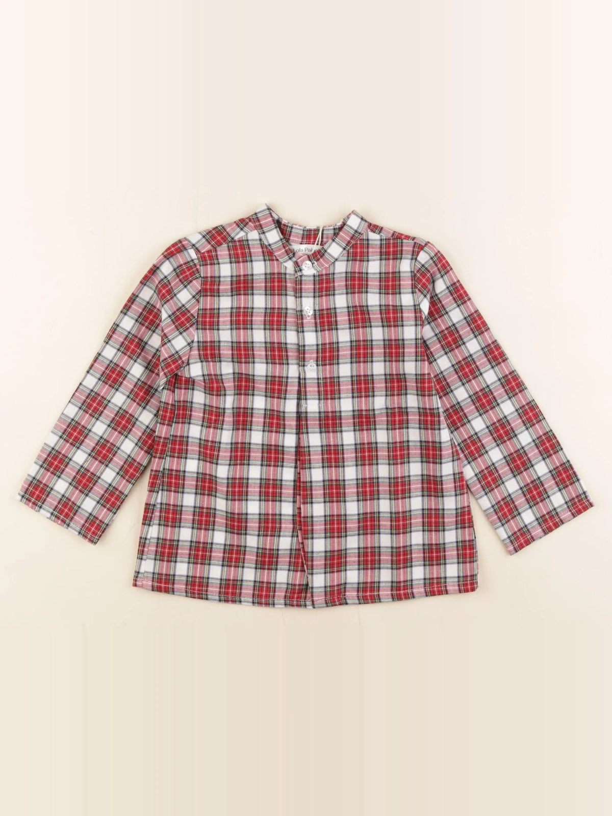Lola Palacios - chemise rouge - 3 ans
