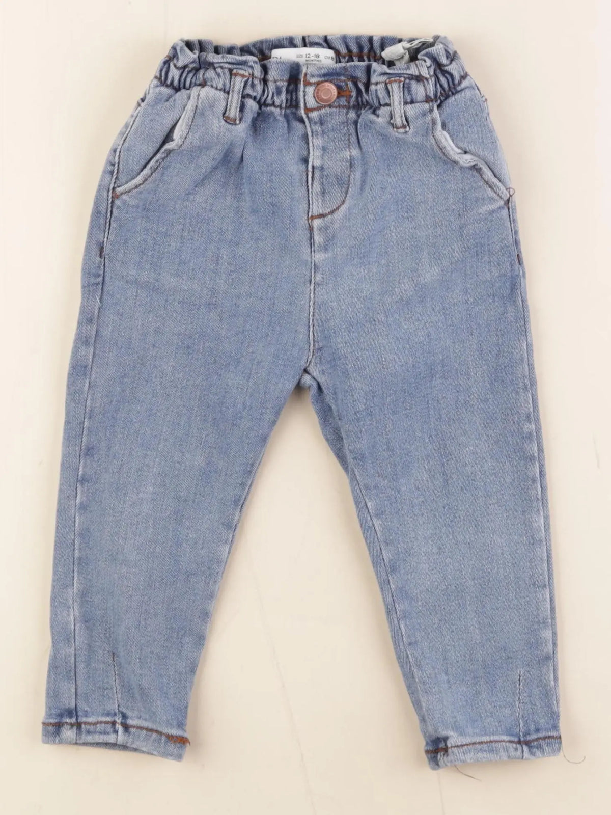 Zara - jean bleu - 12/18 mois