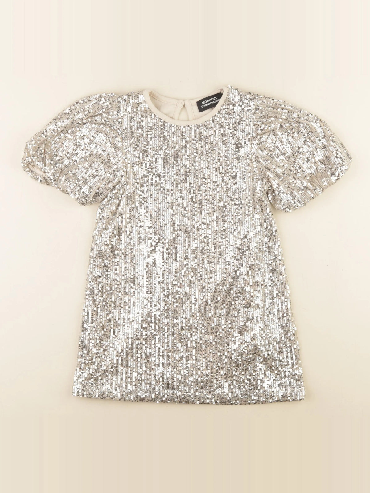 Monoprix - robe or - 5 ans