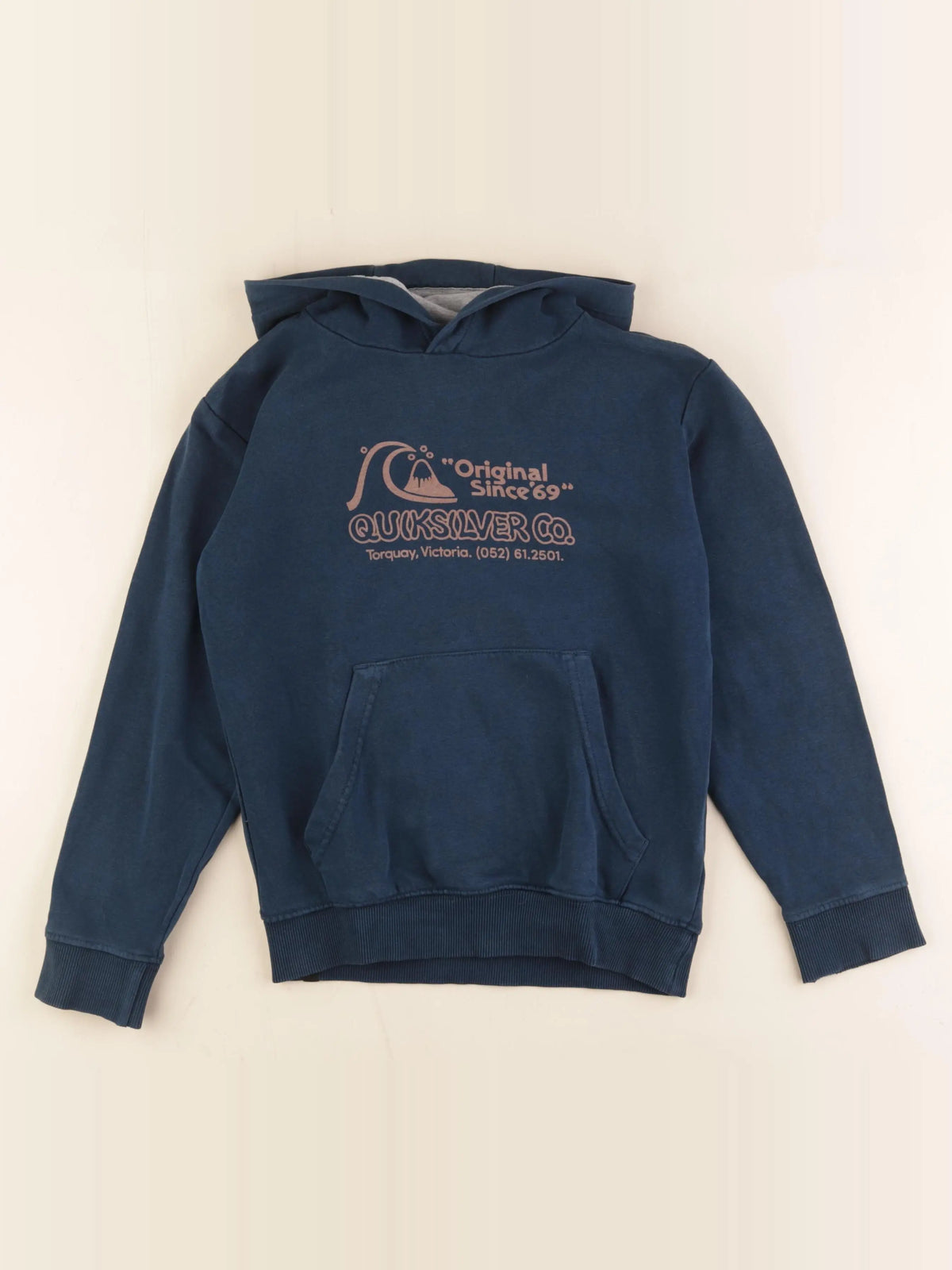 Quiksilver - sweat bleu - 8 ans