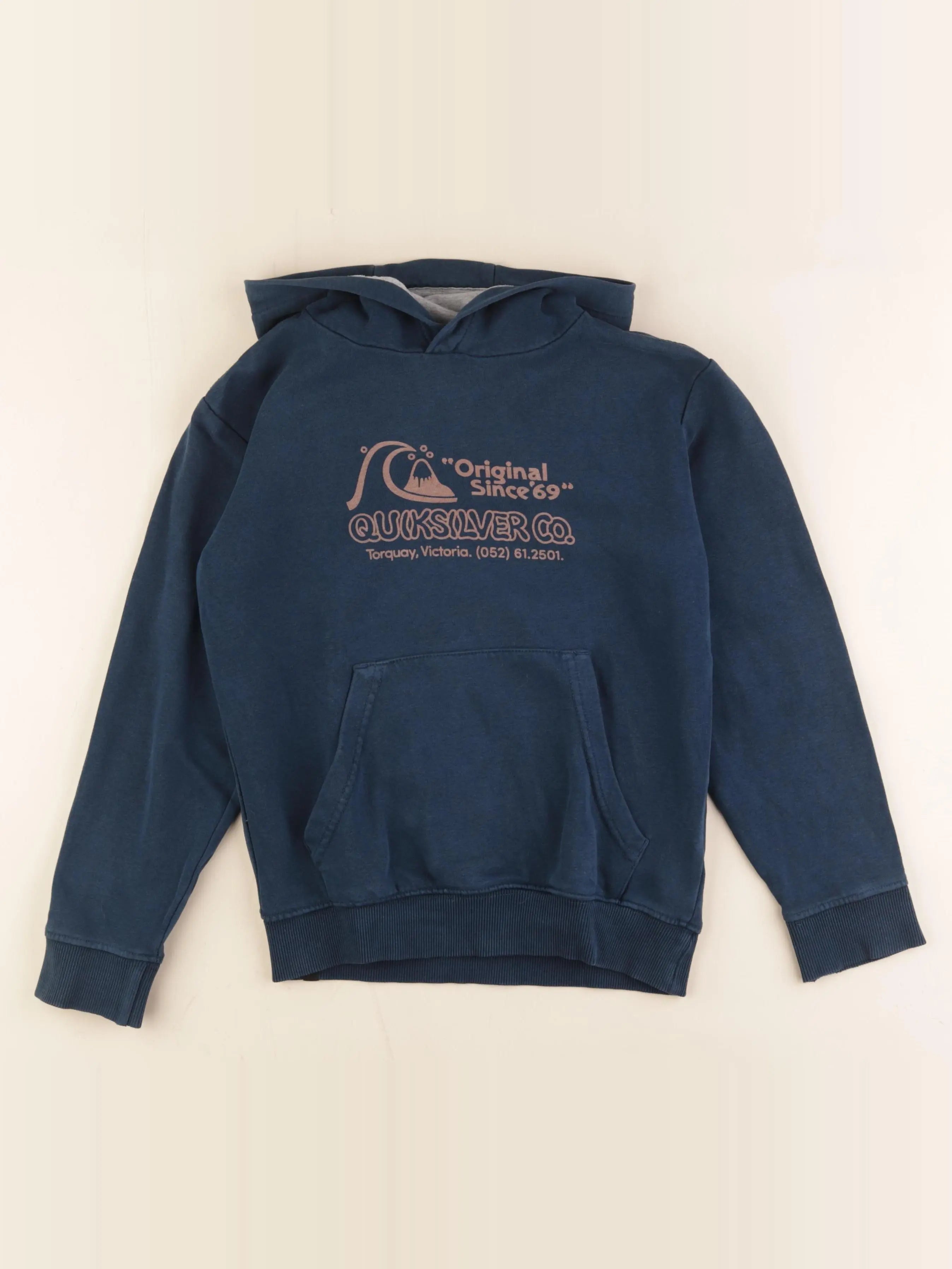 Quiksilver - sweat bleu - 8 ans