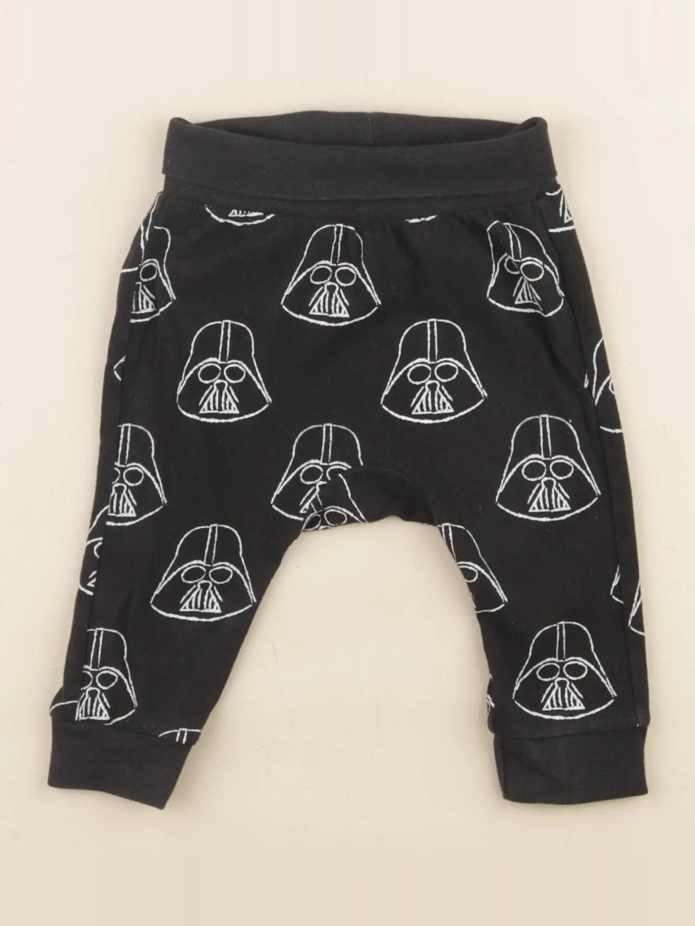 H&M - sarouel noir - 4/6 mois