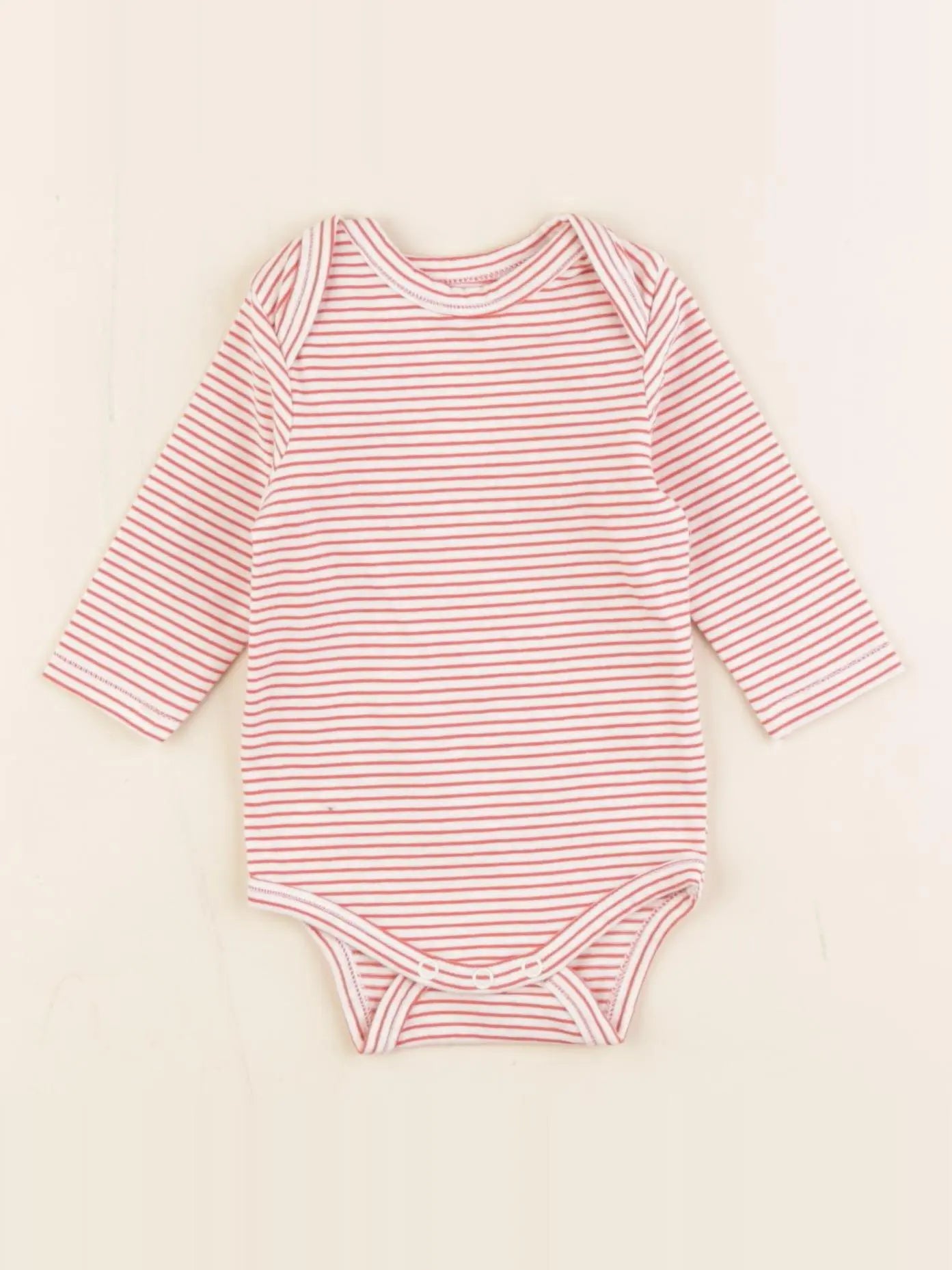 Tape à l'oeil - body blanc, rouge - 1 mois