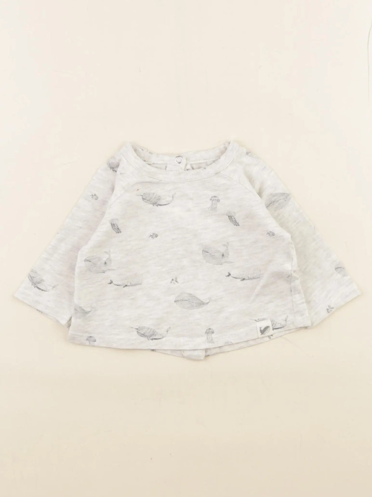 Vertbaudet - tee-shirt gris - 1 mois