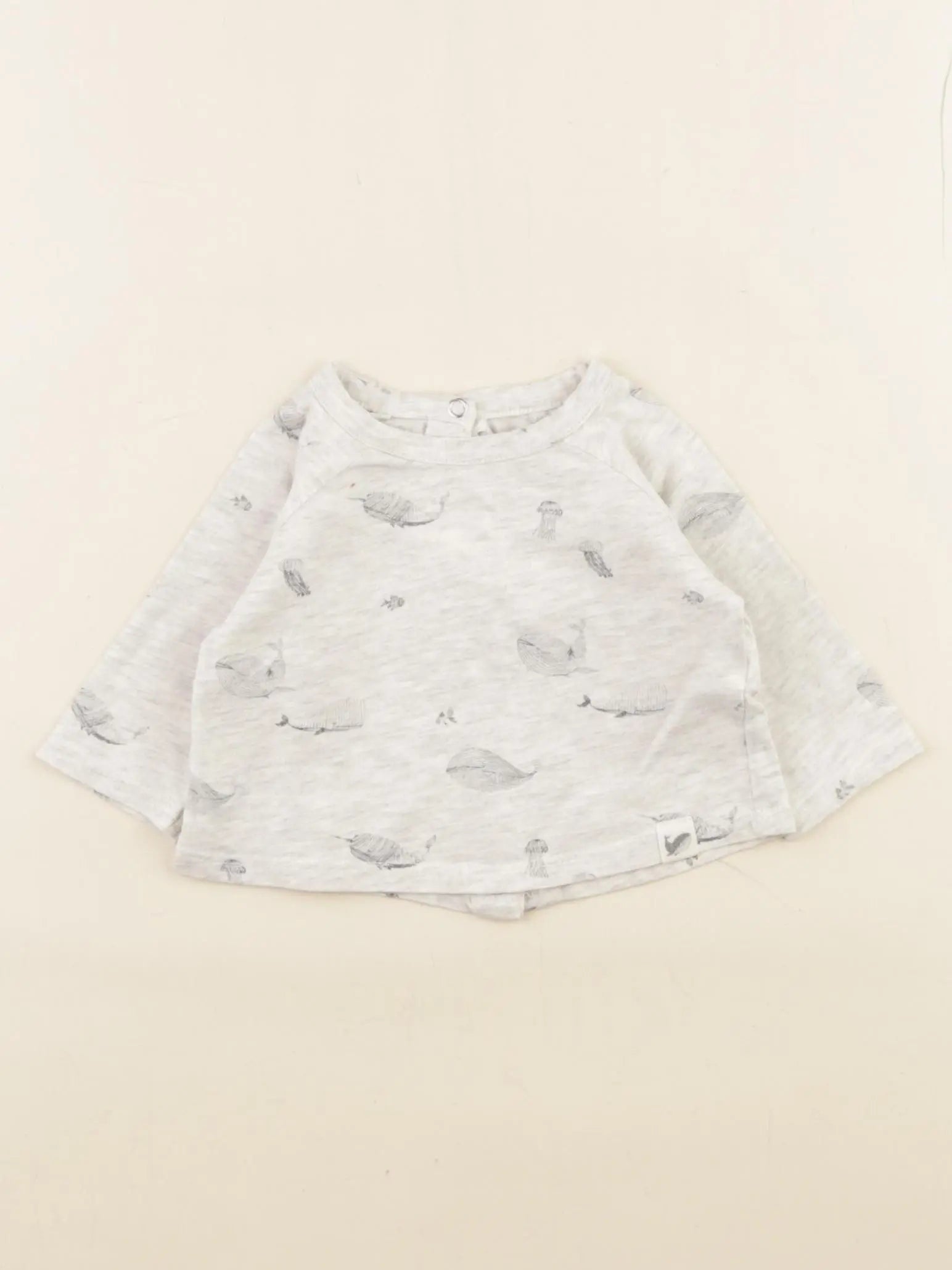 Vertbaudet - tee-shirt gris - 1 mois