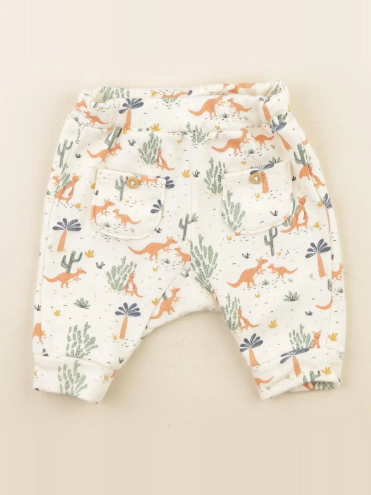 Tape à l'oeil - sarouel doublé multicolore - 1 mois