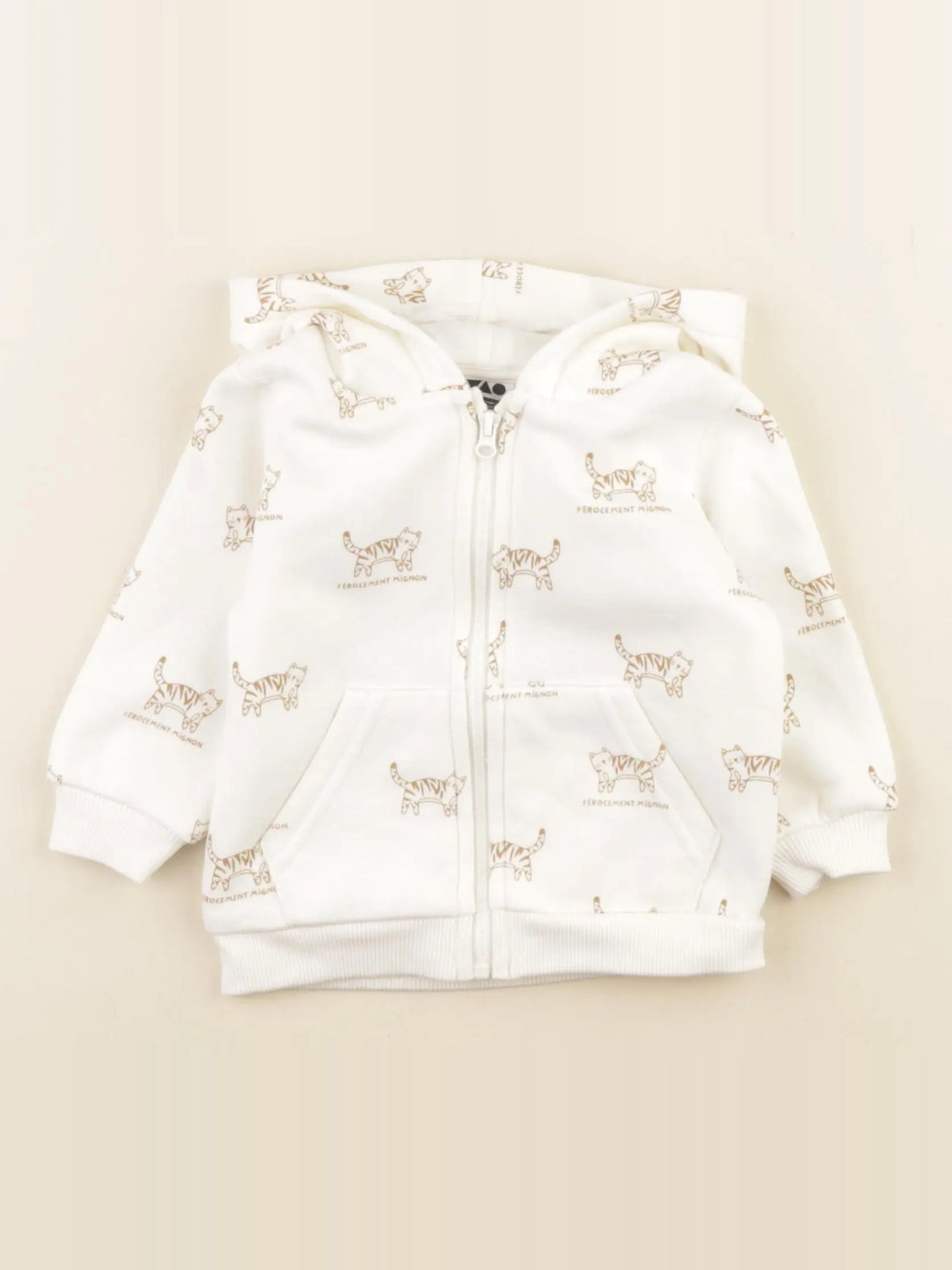 Tape à l'oeil - sweat marron - 9 mois