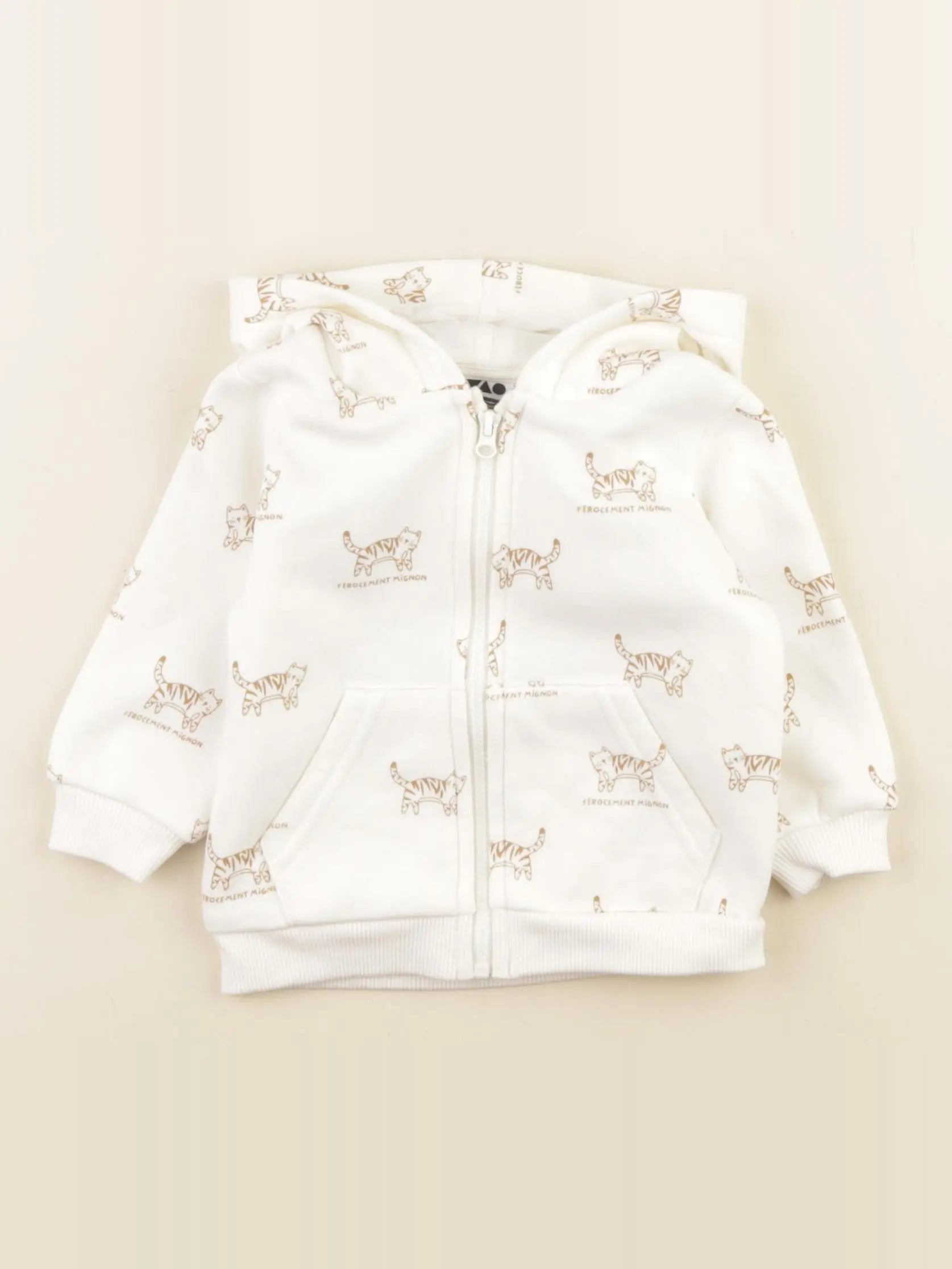 Tape à l'oeil - sweat marron - 9 mois