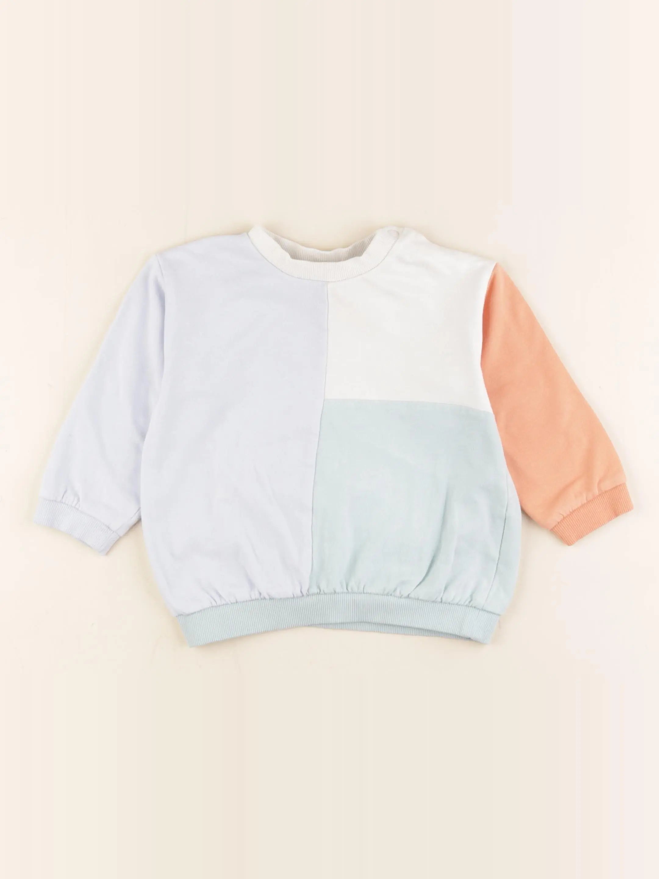 H&M - sweat multicolore - 9/12 mois