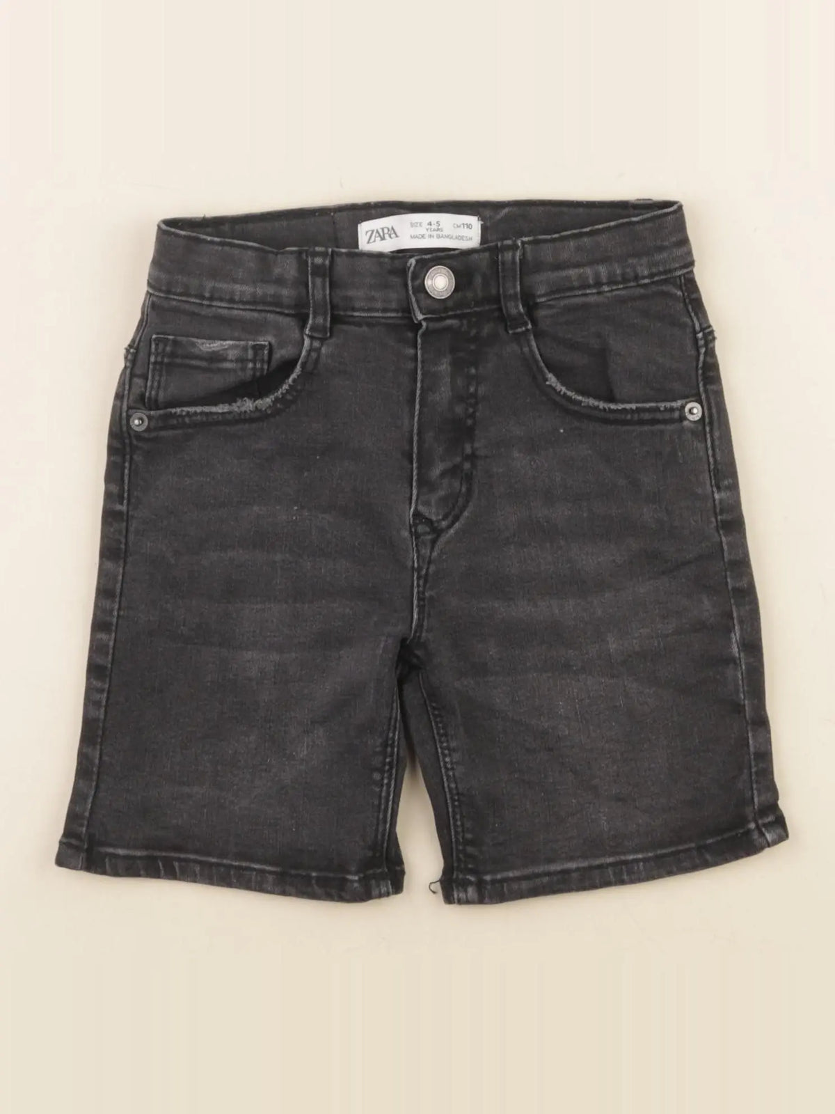 Zara - short gris - 4/5 ans