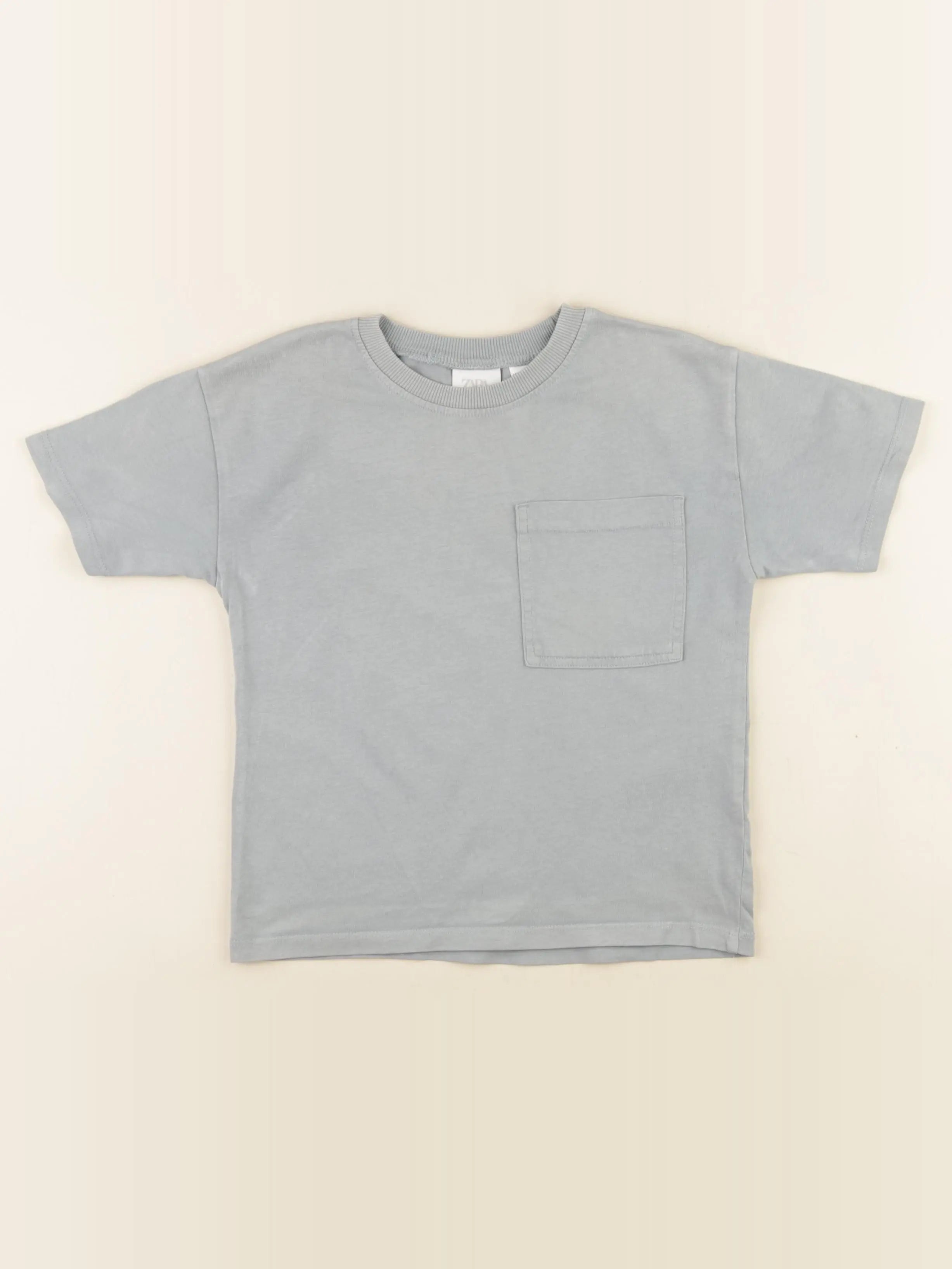 Zara - tee-shirt gris - 3/4 ans