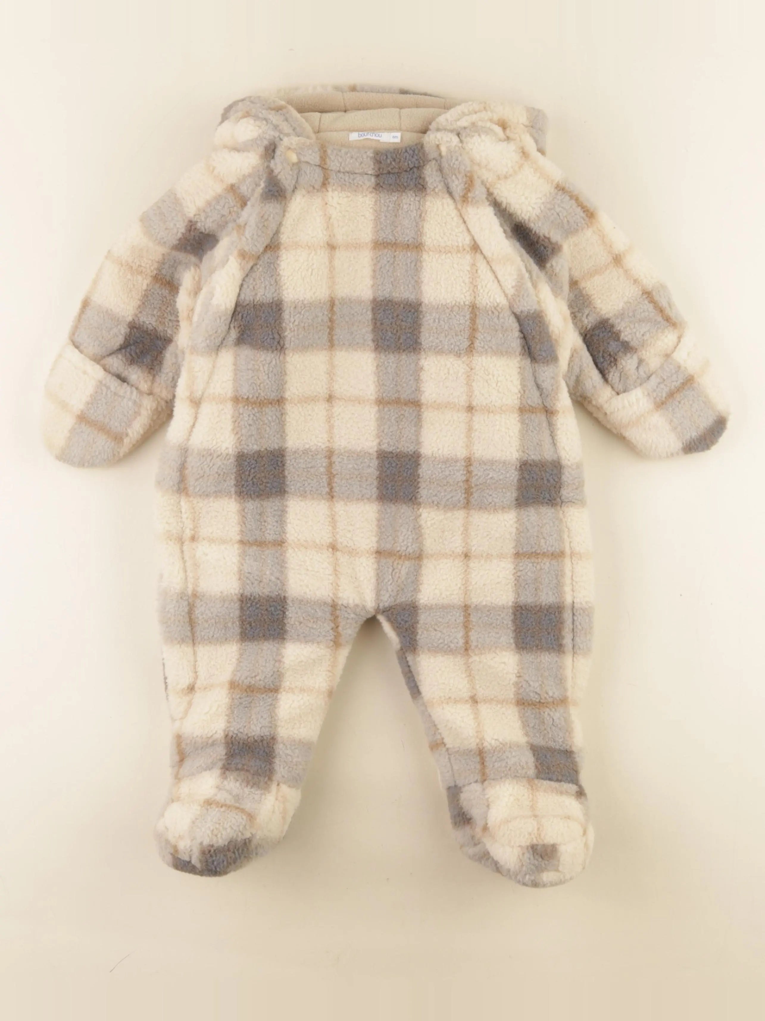 Boutchou - combi-pilote marron - 6 mois