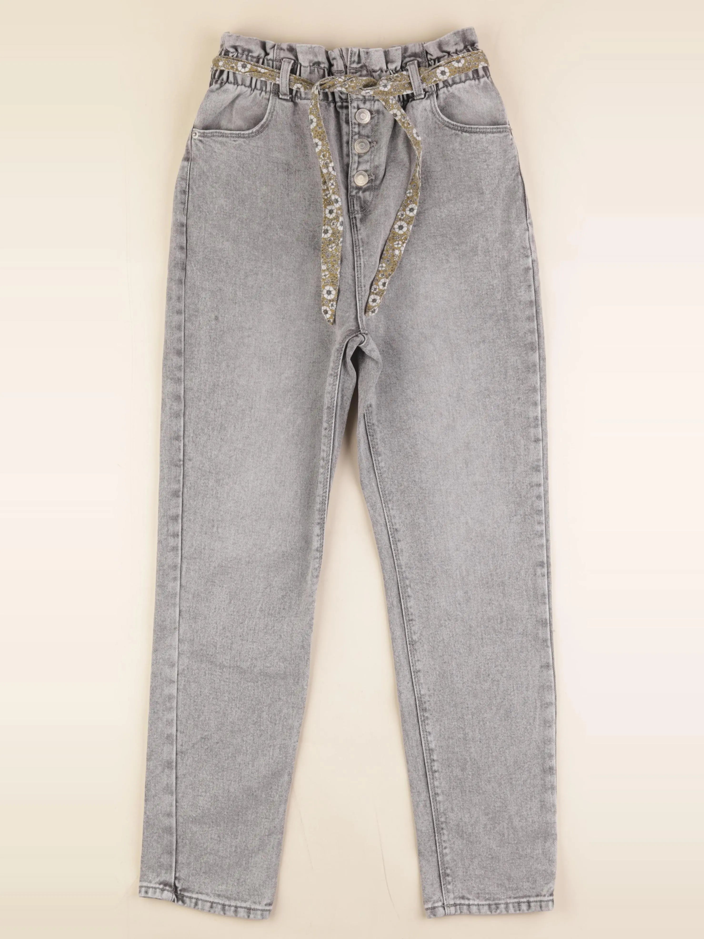 Vertbaudet - jean gris - 12 ans