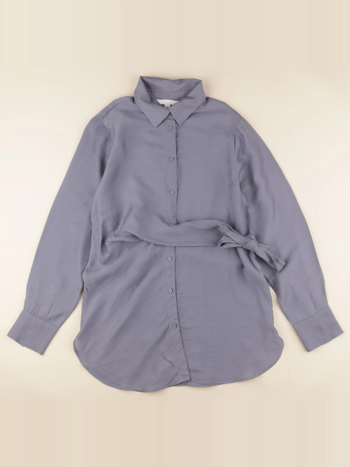 H&M - blouse grossesse bleu - s